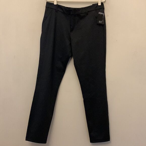 Kut from the Kloth gray black skinny pants Size 12S NWT - Picture 2 of 8